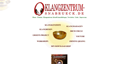 Desktop Screenshot of klangzentrum-osnabrueck.de