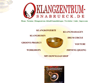 Tablet Screenshot of klangzentrum-osnabrueck.de